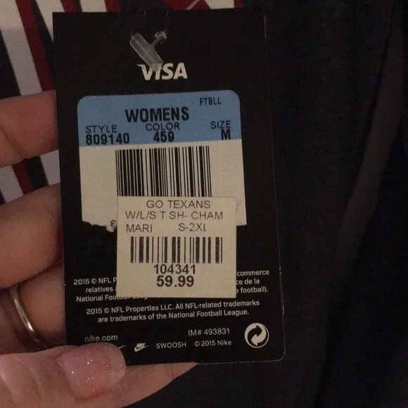 NFL Houston Texans long sleeve soft T-shirt - Picture 5 of 7